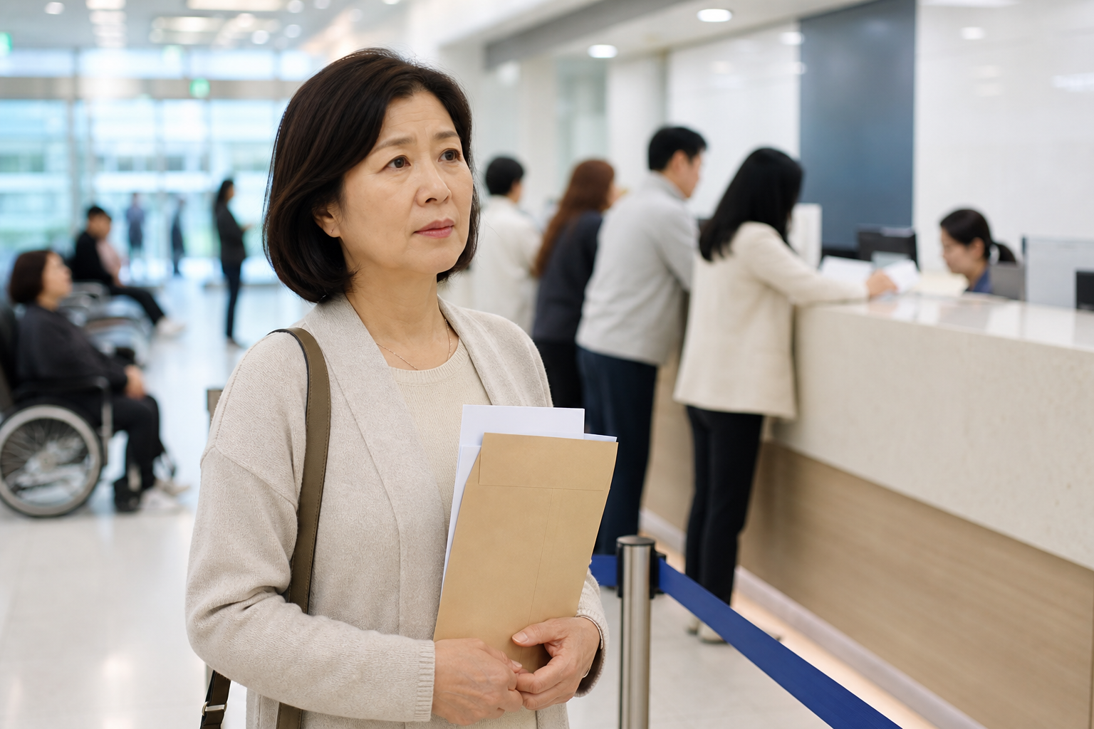 요양 병원 간병인 비용 안내 이미지